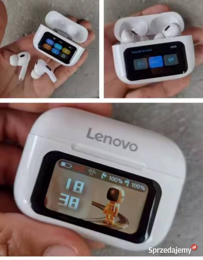 Lenovo thinkplus LCD słuchawki Bluetooth z Dąbrowa Górnicza