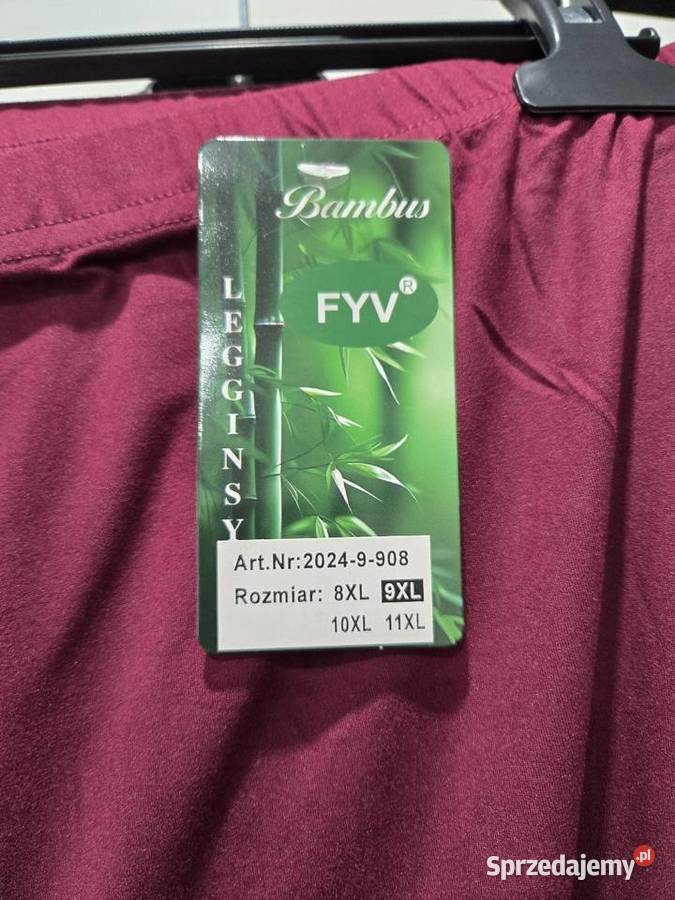 Leginsy bambusowe 9xl dolnośląskie Ubocze