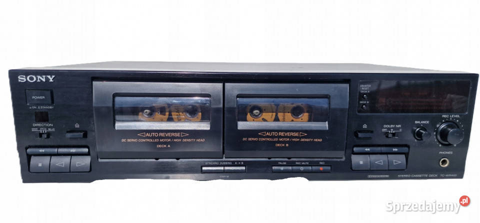 Magnetofon catette deck SONY TCWR465 TC WR 465 Międzychód sprzedam