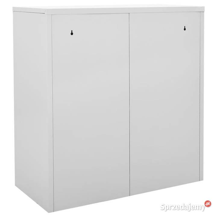 Szafka zamykana na klucz szaroczerwona 90x45x925
