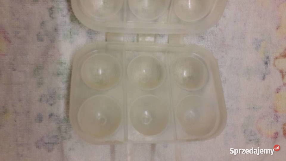 Plastikowy pojemnik turystyczny na jajka 6 sztuk Głuchołazy