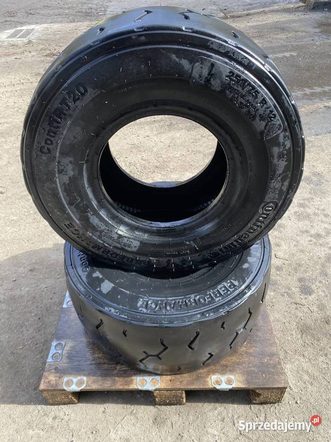 Opony używane continental 25075 R12 Karsin sprzedam