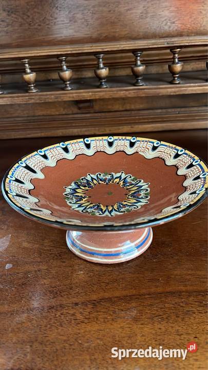 Patera na nodze Ceramiczna Z czasów PRL Z Gdańsk