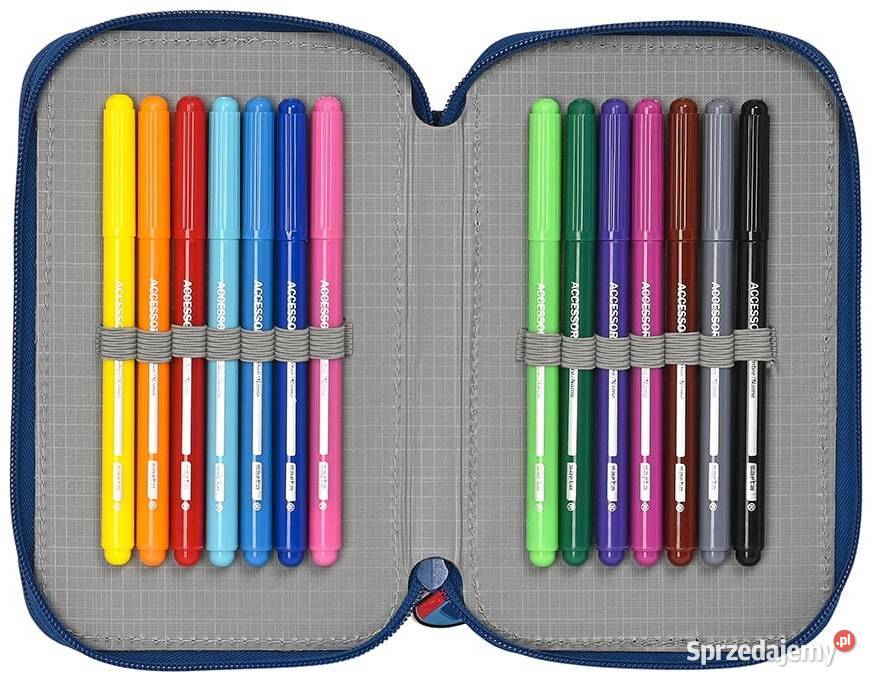 Piórnik Hot Wheels z Wyposażeniem Dwukomorowy 2 Artykuły szkolne małopolskie Mogilany