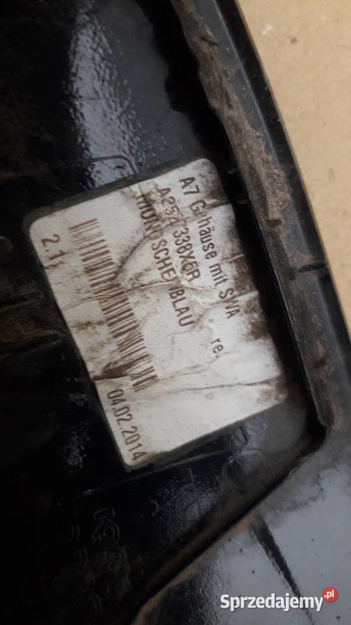 AUDI A7 OBUDOWA LUSTERKA PRAWA Trzciel