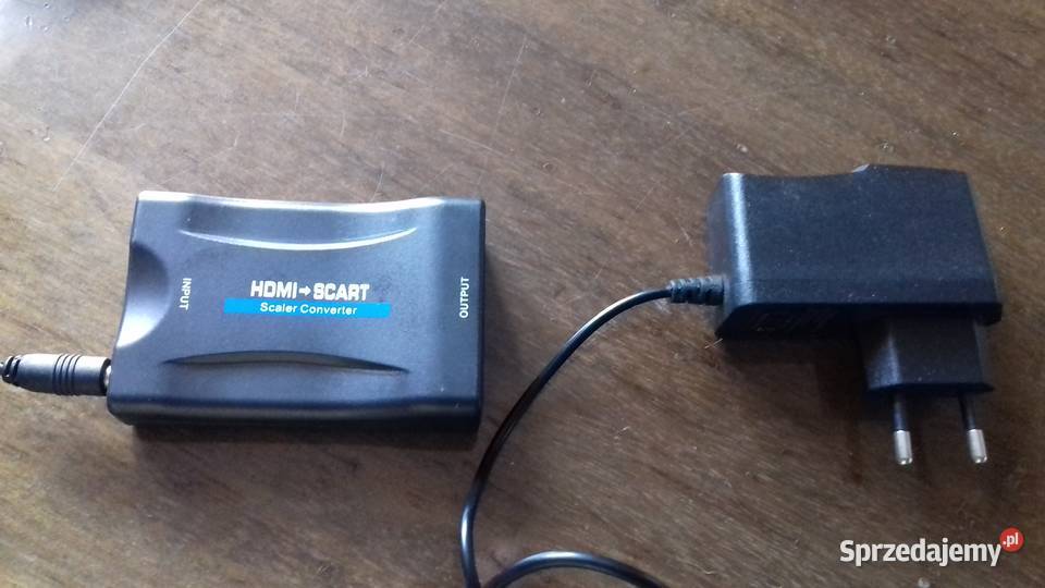 Konwerter HDMI SCART z zasilaczem