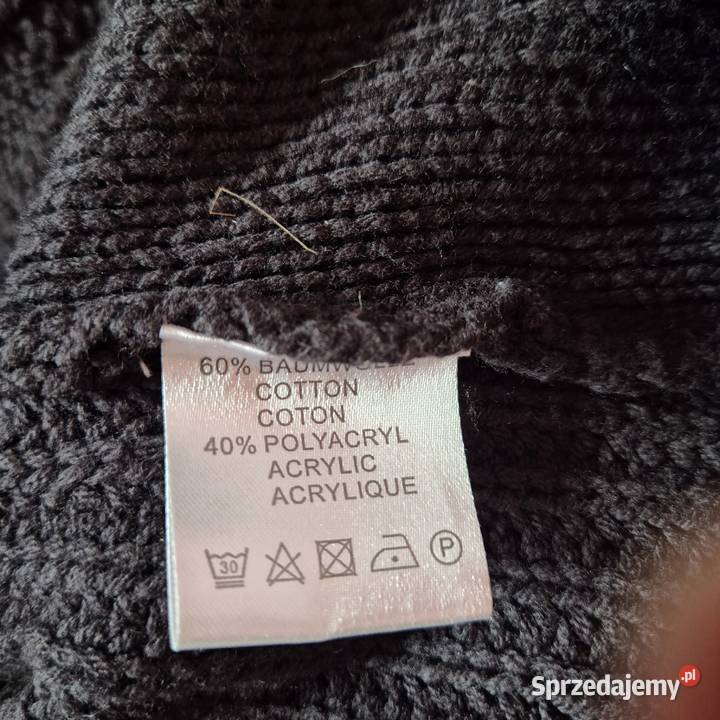 Sweter damski czarny XL Rozmiar 42(XL) Brzesko