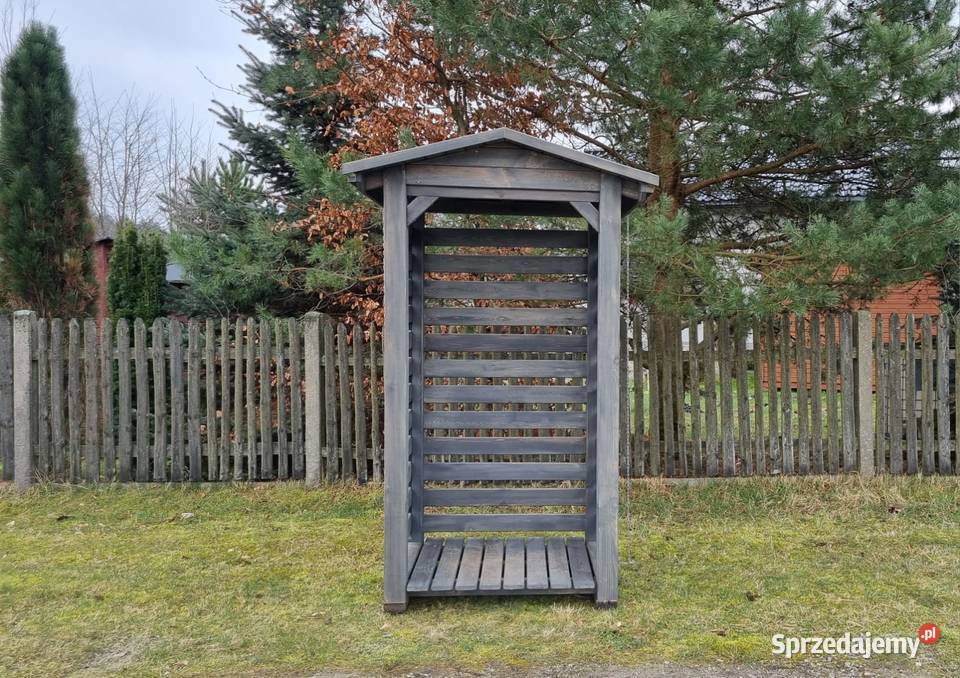 Drewutnia na drewno kominowe 11 x 11m wiata na Drewutnie Kalety