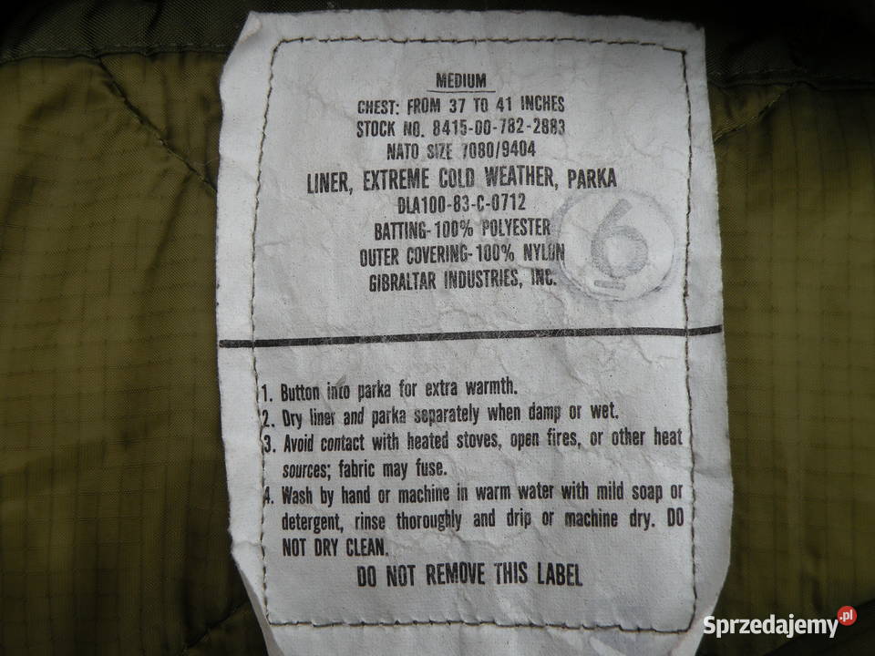 Parka m65 fishtail medium regular 83r Wrocław
