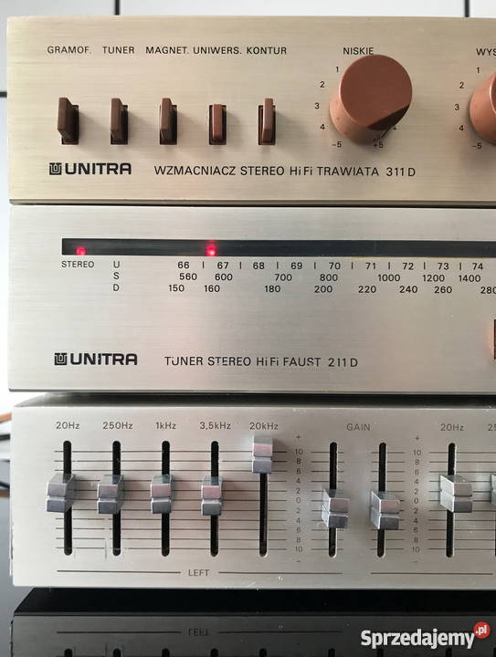 Unitra Trawiata WS 311D Faust 211D Equalizer Rumia
