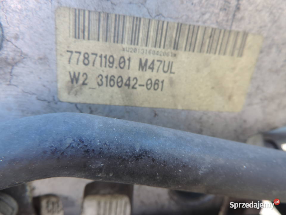 SILNIK BMW E46 20D M47 Rok produkcji 2002 małopolskie Nowy Sącz