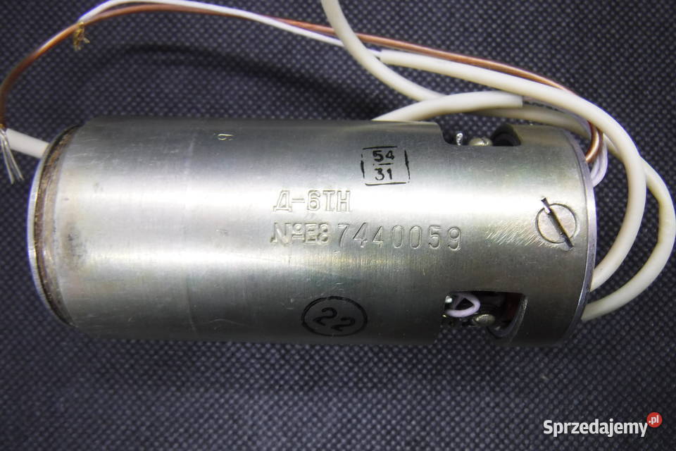 D6TN silnik elektryczny 27V wojskowy lotniczy 6 sprzedam