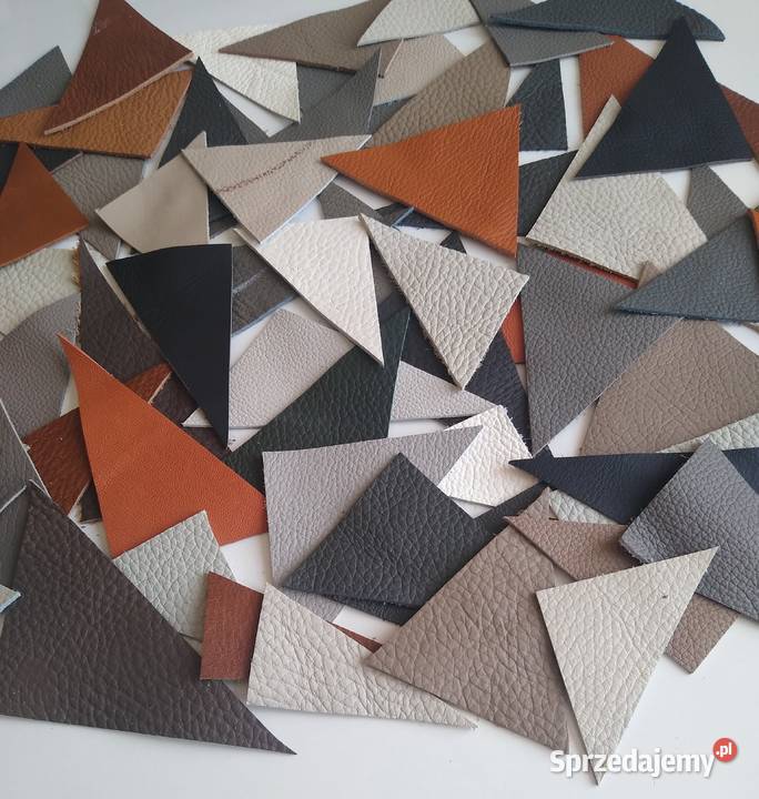 Skóra Trójkąt Trójkąty 70 sztuk Licowa Włoska Gdańsk