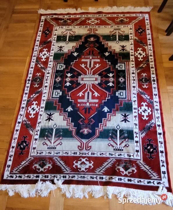 Dekoracyjny dywan kilim w stylu kaukaskim 220m Kraków