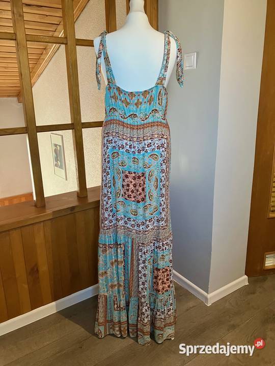 Nowa długa sukienka boho Tezenis wiskoza ML Inny wzór Spódnice i sukienki sprzedam