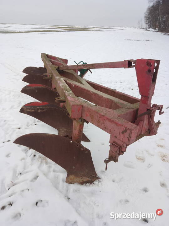 Pług 5 skibowy duży do głębokiej orki nieuszkodzony Jędrzejów