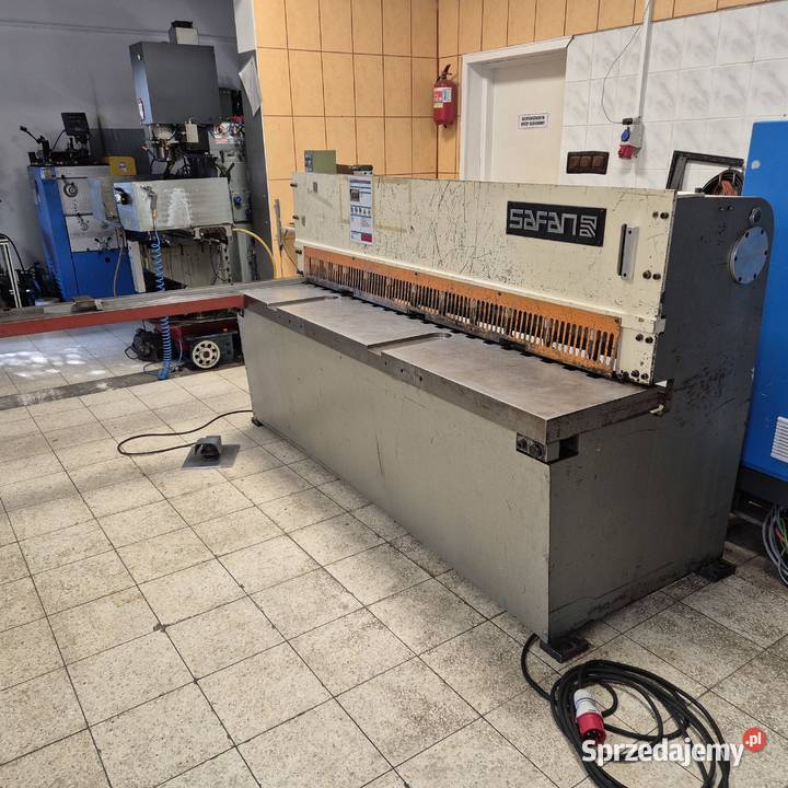 Gilotyna hydrauliczna do blachy SAFAN 2000x3mm Łękawica