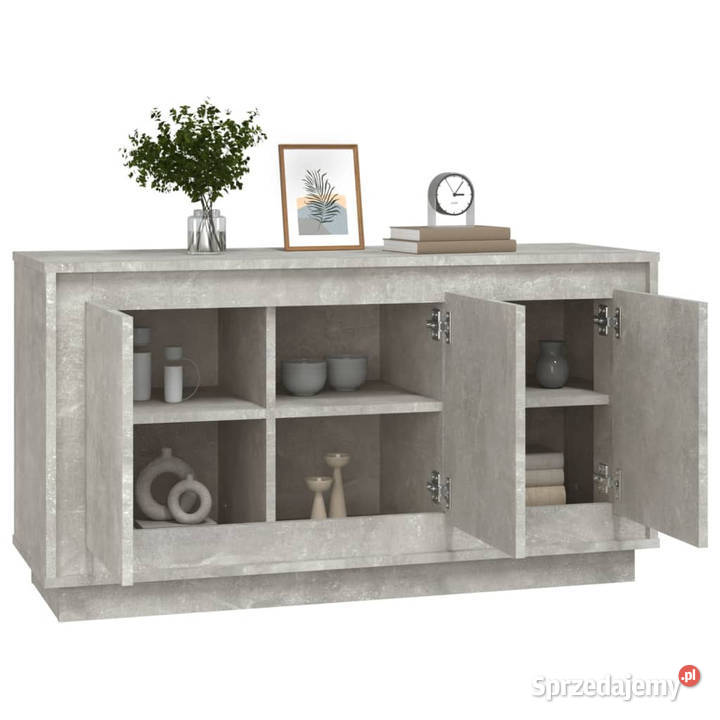 Szafka szarość betonu 102x35x55 materiał Warszawa