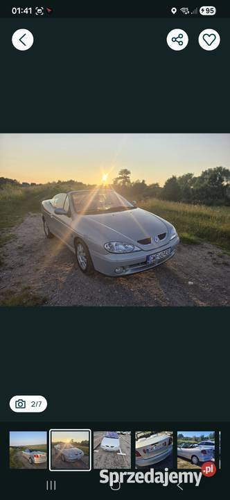 Renault megane Ph1 cabrio 2001 14 Rumia sprzedam
