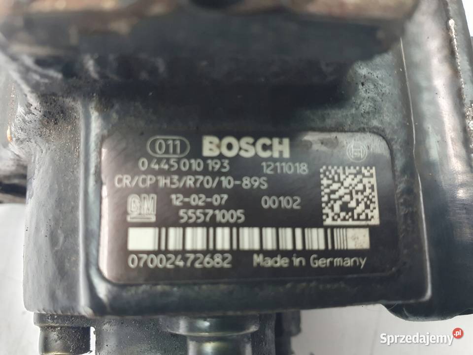 POMPA WTRYSKOWA Opel Insignia 20 CDTI Bosch lubelskie