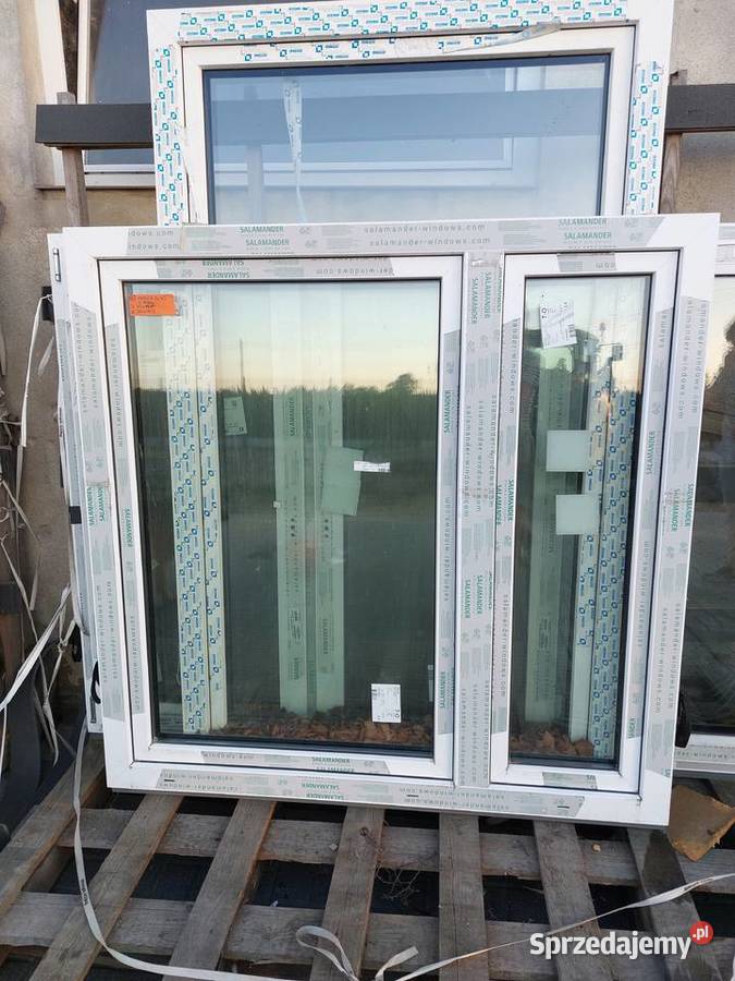 Nowe okno białe 145x143 3 szyby OUTLET