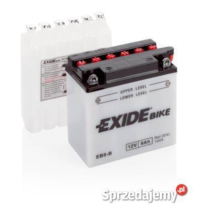 Akumulator motocyklowy EXIDE EB9B 12V 9Ah 100A Akumulatory motocyklowe Zakopane