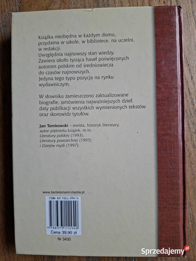 Słownik pisarzy polskich małopolskie Kraków