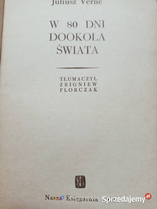 Verne książki Nasza księgarnia 80 dni dookoła miękka
