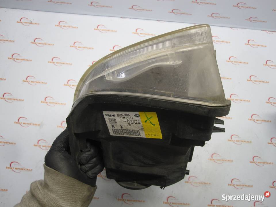 NISSAN QASHQAI I J10 07r lampa lewa przód ANGLIK