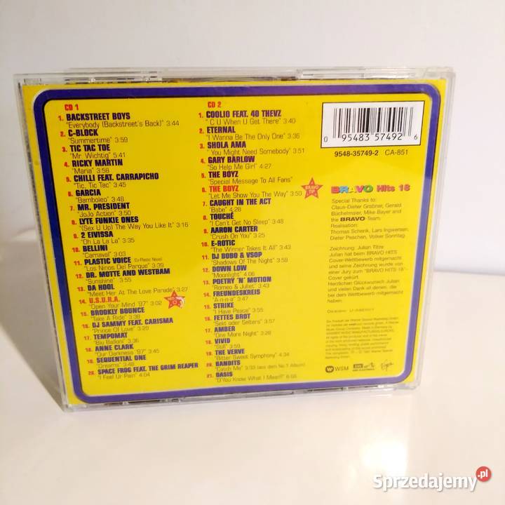 Bravo Hits 18 2 CD 1 wydanie Oasis The Verve 2 płyty Łódź