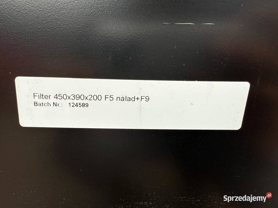 Odciąg mgły olejowej z maszyn filtr separator Zdziechowice sprzedam