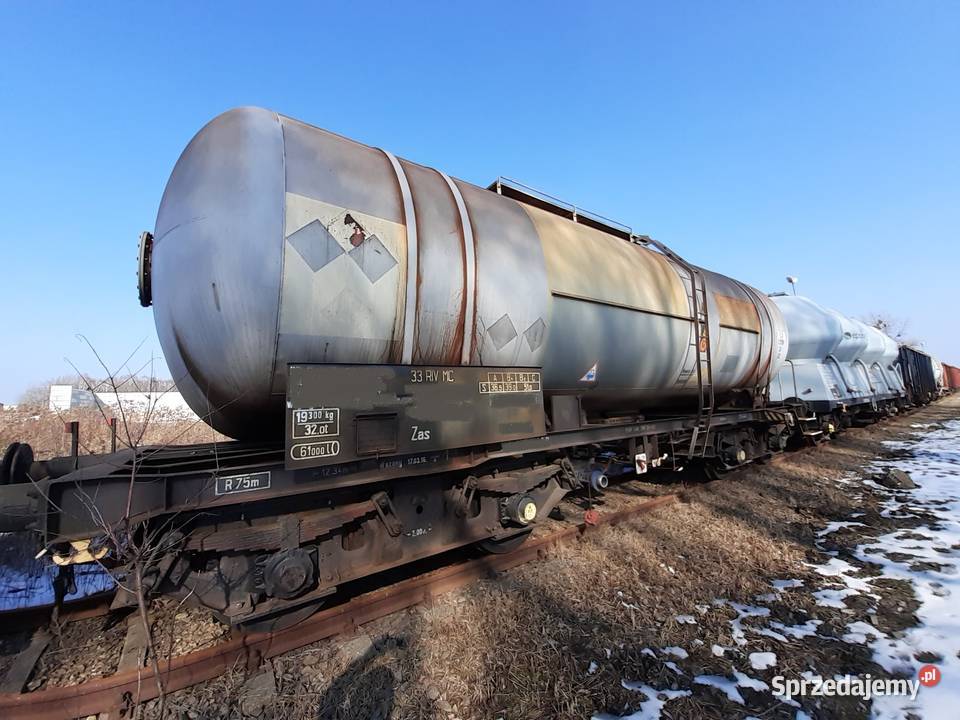 Zbiornik kolejowy 61m3 PPOŻ, OLEJE, RSM, FERMENT, PARAFINY Opole
