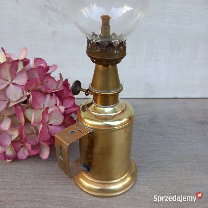 Francuska lampa naftowa Pigeon miniaturowa Warszawa