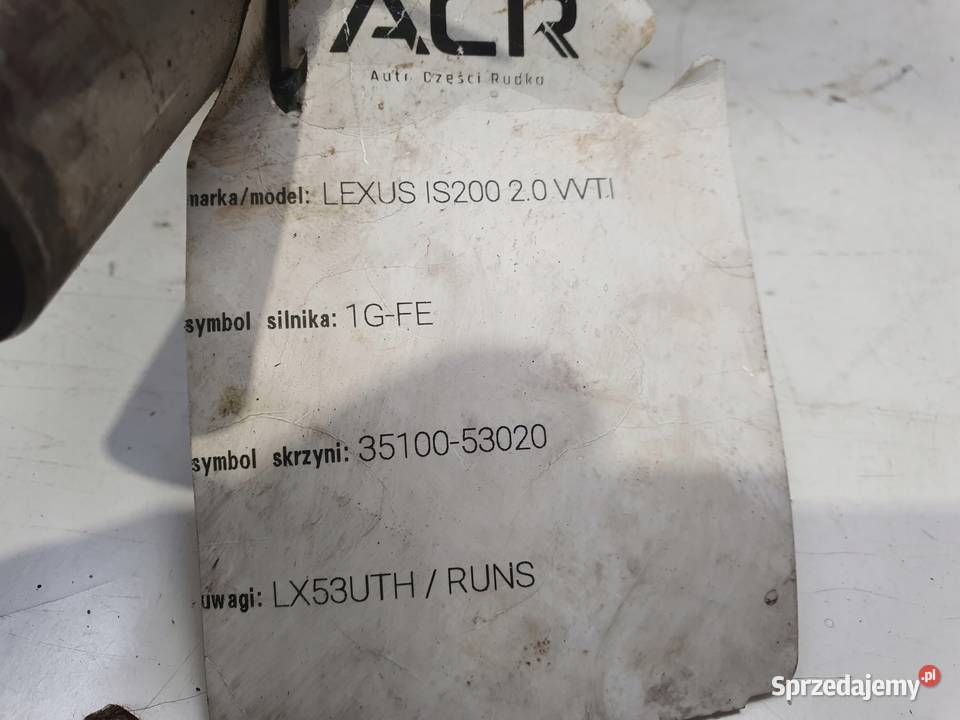 Lexus IS 200 IS200 20 B VVTi WAŁ KORBOWY 1GFE Rudka
