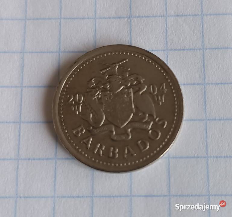 10 CENTÓW TEN CENTS 2004 BARBADOS Piszczac