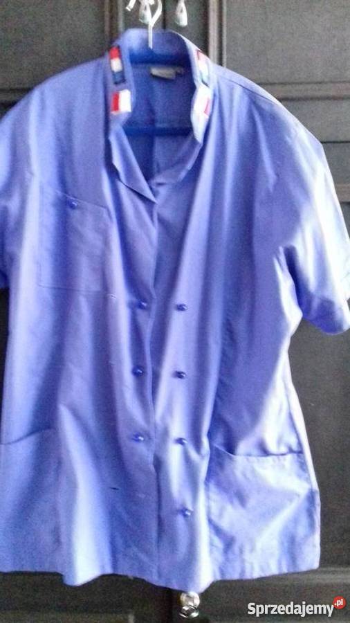 Bluzy kucharzy z flagami Francji i Polski 2 Iława