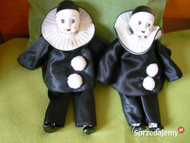 Lalki porcelitowe arlekinki Vintage Myszków