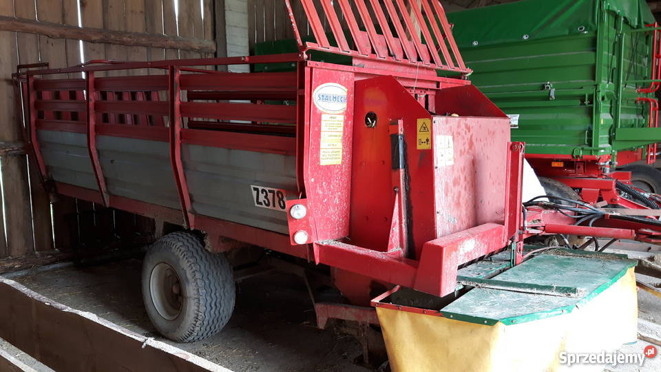 Przyczepa z kosiarką Ścinacz zielonek Krynki-Sobole