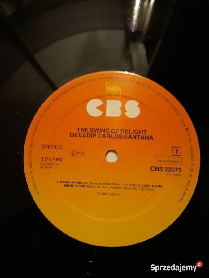 CARLOS SANTANA The swing Delight Devadip 1980