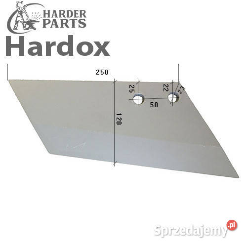 Lemiesz 300hektarów HARDOX 24017801P części do Suwałki