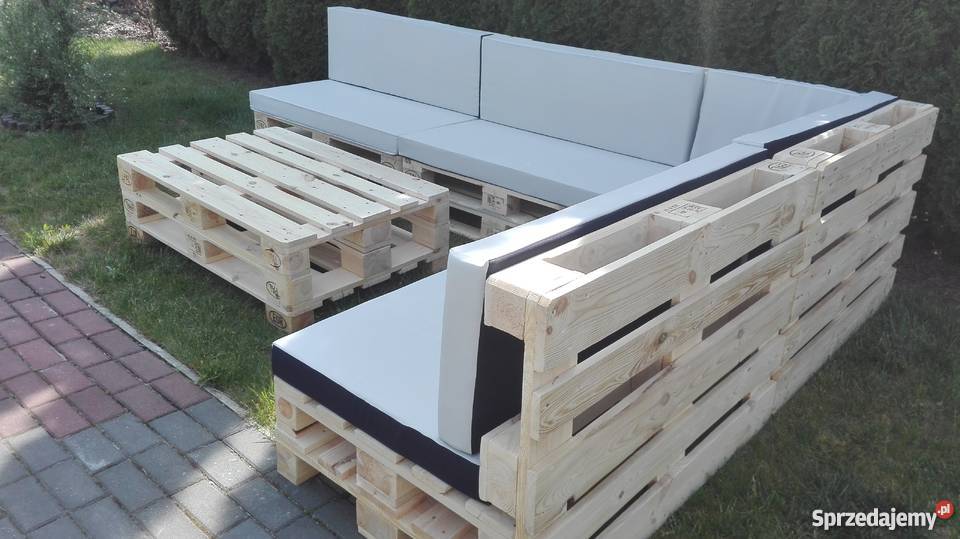 Duży Narożnik z palet EURO meble z palet Leszno Leszno