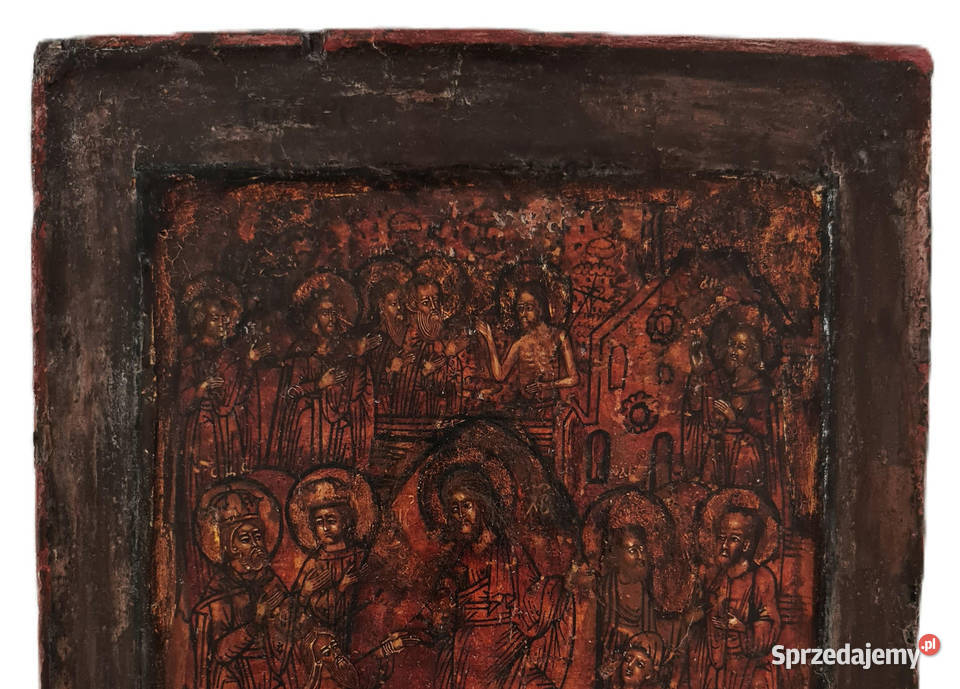 Ikona Zstąpienie do Otchłani Jezusa Chrystusa Malarstwo sprzedam