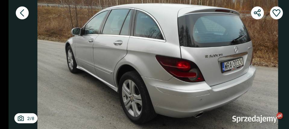 Mercedes R klasa 4x4 pneumatyka najlepszy silnik Motoryzacja Kosów