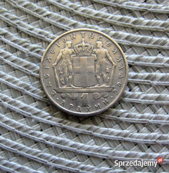 Grecja 1 Drachma 1966r Król Konstantyn II Kalisz