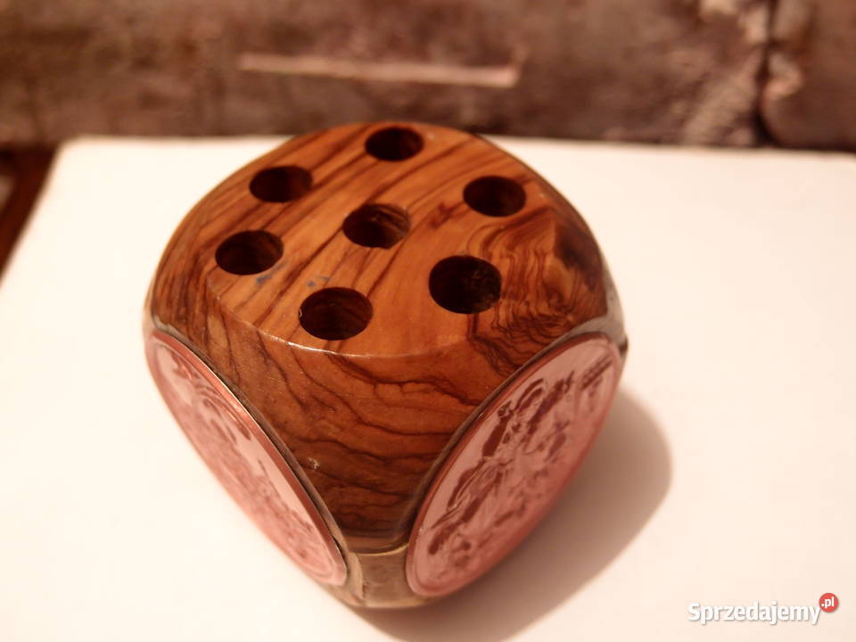 Pamiątka drewniana kostka Jarusalem Ziemia Łódź sprzedam