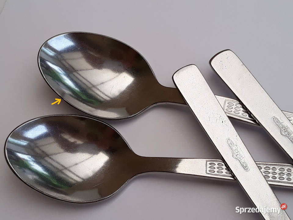 Łyżeczki do herbaty KROPECZKI kropki FNS Sztućce śląskie