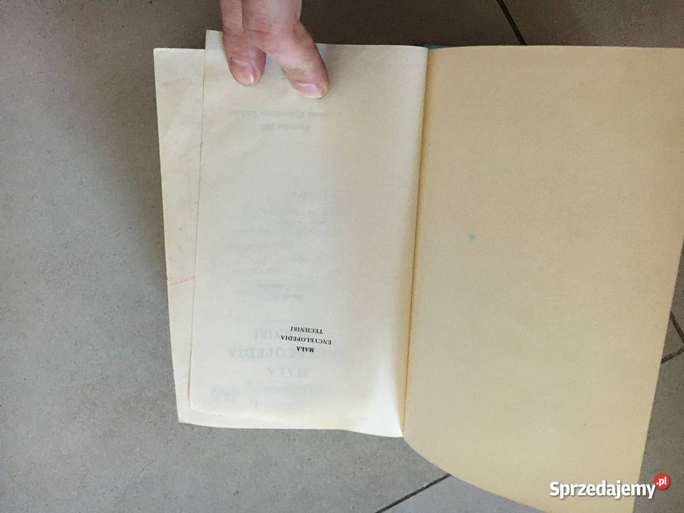 Mała Encyklopedia Techniki 1969 PWN Unikatowe Ostrów Wielkopolski