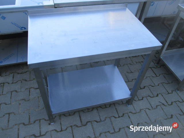 STÓŁ GASTRONOMICZNY Z PÓŁKĄ PRZYŚCIENNY 906085 Ostrów Wielkopolski