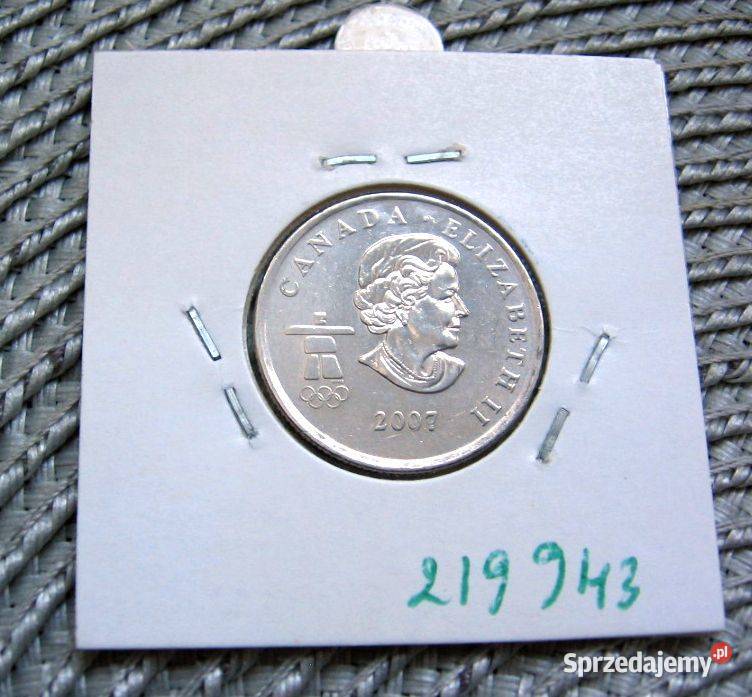 Kanada 25 Cent 2007r Vancouver 2010r Mennicza