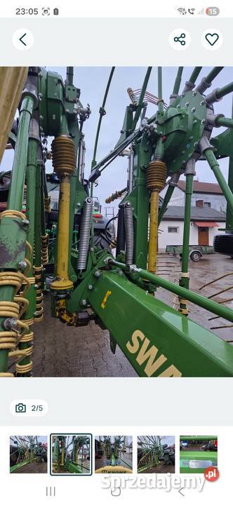 Zgrabiarka krone swadro tc 760 nieuszkodzony Kościelec